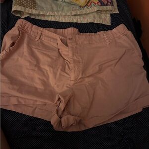 Old Navy Pink High Waist Shorts Relaxed Fit